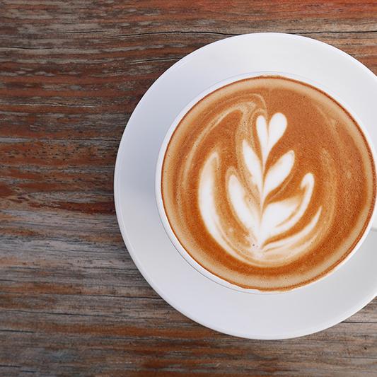 cappuchino lavet på espressomaskine
